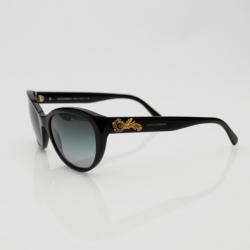 مملوكة مسبقًا Dolce And Gabbana Black 'Sicilian Baroque Collection' Sunglasses