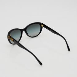 مملوكة مسبقًا Dolce And Gabbana Black 'Sicilian Baroque Collection' Sunglasses
