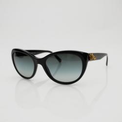 مملوكة مسبقًا Dolce And Gabbana Black 'Sicilian Baroque Collection' Sunglasses
