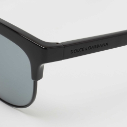 Pre Owned Dolce & Gabbana Black Gradient DG6103 Aviator Sunglasses