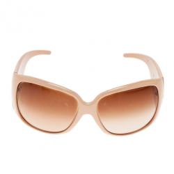 Pre Owned نظارة شمسية دولتشي آند غابانا كريمية