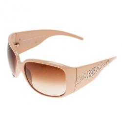 Pre Owned نظارة شمسية دولتشي آند غابانا كريمية