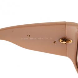 Pre Owned نظارة شمسية دولتشي آند غابانا كريمية