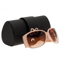 Pre Owned نظارة شمسية دولتشي آند غابانا كريمية