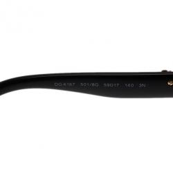 مملوكة مسبقًا نظارة شمس دولتشي أند غابانا سوداء باروك صقلي