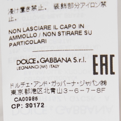 Pre Owned Dolce & Gabbana White J.Lo Photograph Print Jersey Embellished T-Shirt XS