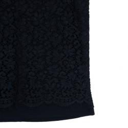 Pre Owned Dolce and Gabbana Lace Pencil Skirt M