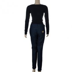 مملوكة مسبقًا Dolce and Gabbana Dark Blue Denim Jeans M