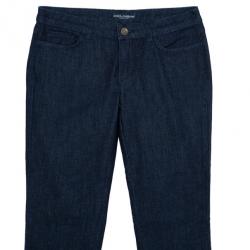 مملوكة مسبقًا Dolce and Gabbana Dark Blue Denim Jeans M