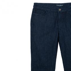 مملوكة مسبقًا Dolce and Gabbana Dark Blue Denim Jeans M