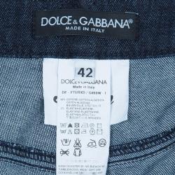 مملوكة مسبقًا Dolce and Gabbana Dark Blue Denim Jeans M