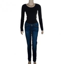 Pre Owned Dolce and Gabbana Blue Denim Jeans M