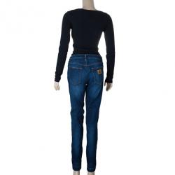 Pre Owned Dolce and Gabbana Blue Denim Jeans M