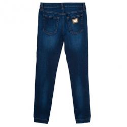 Pre Owned Dolce and Gabbana Blue Denim Jeans M