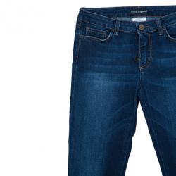 Pre Owned Dolce and Gabbana Blue Denim Jeans M