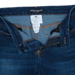 Pre Owned Dolce and Gabbana Blue Denim Jeans M