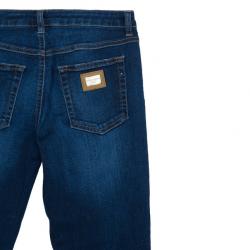 Pre Owned Dolce and Gabbana Blue Denim Jeans M