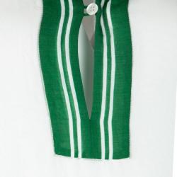 مملوكة مسبقًا Dolce and Gabbana White Banana Leaf Print Kaftan M