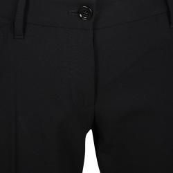 Pre Owned Dolce and Gabbana Black Wool Tailored Pant Suit M