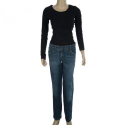 Pre Owned Dolce and Gabbana Low Rise Jeans M