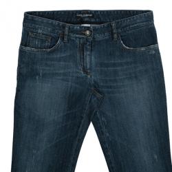 Pre Owned Dolce and Gabbana Low Rise Jeans M