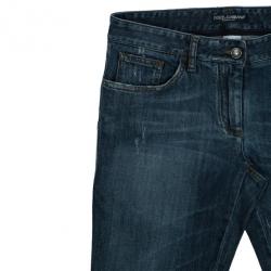 Pre Owned Dolce and Gabbana Low Rise Jeans M