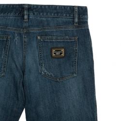 Pre Owned Dolce and Gabbana Low Rise Jeans M