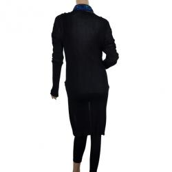 Pre Owned Dolce and Gabbana Black Knit Cardigan M
