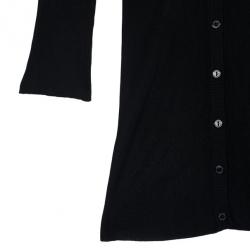 Pre Owned Dolce and Gabbana Black Knit Cardigan M