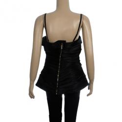 مملوكة مسبقًا Dolce and Gabbana Satin/Lace Bustier Top L