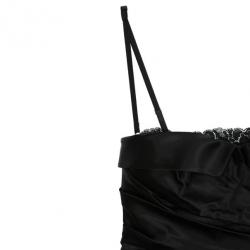 مملوكة مسبقًا Dolce and Gabbana Satin/Lace Bustier Top L