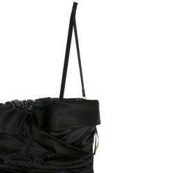 مملوكة مسبقًا Dolce and Gabbana Satin/Lace Bustier Top L