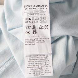 Pre Owned تانك توب دولتشي أند غابانا مارلين مونرو أزرق S