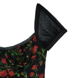 مملوكة مسبقًا Dolce and Gabbana Bustier Floral Dress M