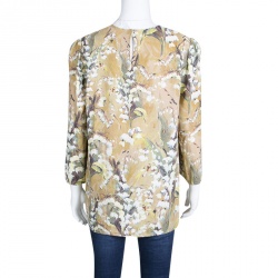 Pre Owned توب دولتشي آند غابانا بني مورد L