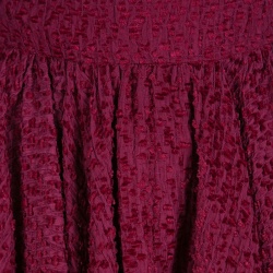 Pre Owned تنورة دولتشي أند غابانا فيل كوب حمراء واسعة S