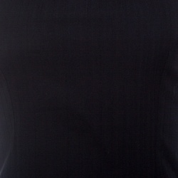 Pre Owned Dolce and Gabbana Black Knit Strapless Top M
