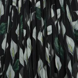 Pre Owned Dolce and Gabbana Floral Silk Chiffon Skirt M