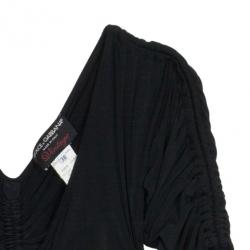 مملوكة مسبقًا Dolce and Gabbana Black Smocked Dress S