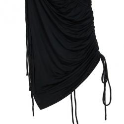 مملوكة مسبقًا Dolce and Gabbana Black Smocked Dress S