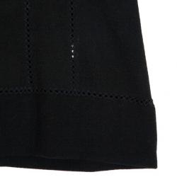 Pre Owned Dolce and Gabbana Wool Knit V-Neck Sweater S