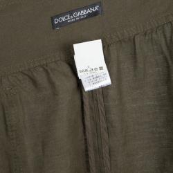 Pre Owned Dolce and Gabbana Wrap Cargo Skirt S