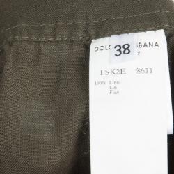 Pre Owned Dolce and Gabbana Wrap Cargo Skirt S