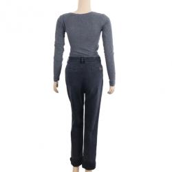 Pre Owned Dolce and Gabbana Black Jeans S