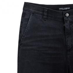 Pre Owned Dolce and Gabbana Black Jeans S