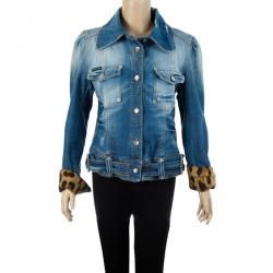 Pre Owned Dolce and Gabbana Denim Jacket L