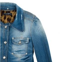 Pre Owned Dolce and Gabbana Denim Jacket L