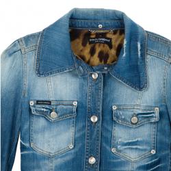 Pre Owned Dolce and Gabbana Denim Jacket L