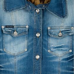 Pre Owned Dolce and Gabbana Denim Jacket L