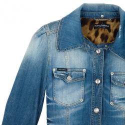 Pre Owned Dolce and Gabbana Denim Jacket L